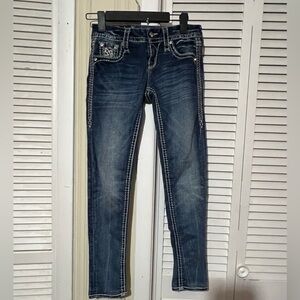 Chic Dark Blue Women's Skinny Jeans